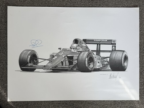 Nigel mansell ferrari 641 - f1,