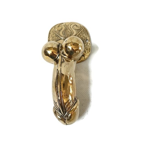 Brass door knocker 2 - brass,
