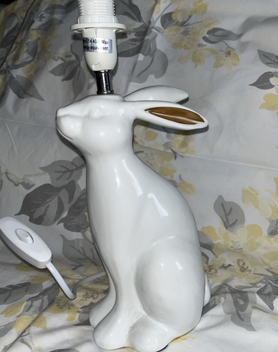 New white ceramic bunny - , rabbit