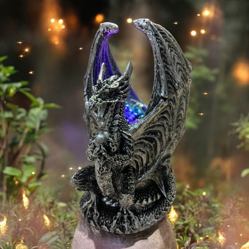 Dragon guardian figurine led - dragon,
