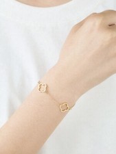 Hollow Out Flower Shape Gold