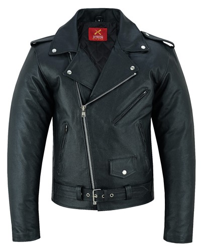 Mens brando leather jacket - mens,