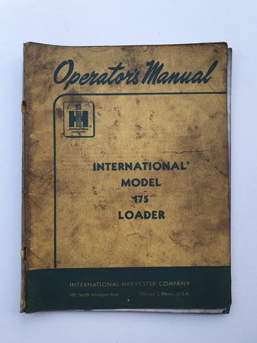 International 175 loader - international,