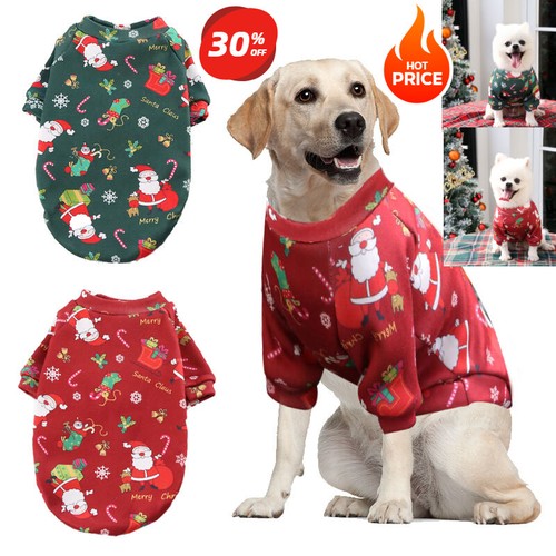 Christmas pet dog warm coat - dog,