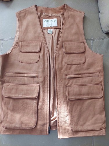 Orvis brown suede leather - orvis,