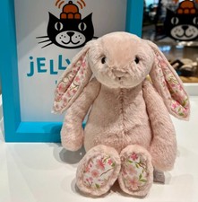 NEWJellycat Blossom Bunny Berry Plush Pink Cherry Soft Fluffy with Tags Dust Bag