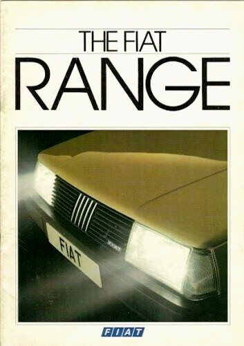 Fiat range 1985 market - 1985, uk