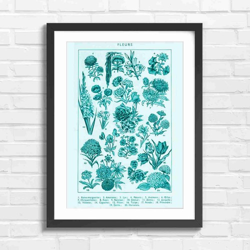Vintage french floral - vintage,
