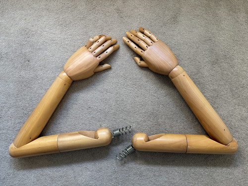 Wooden articulated life - articulated, life-size