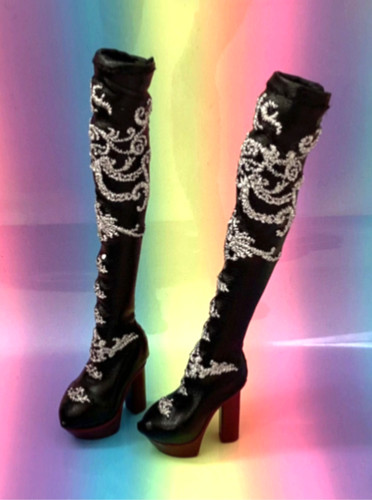 Rainbow high doll shoes boots - high,