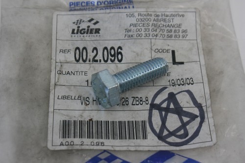 Variator screw ligier 162 - screw,