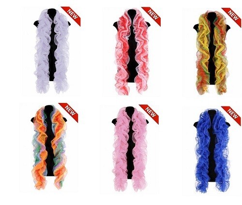 Organza non feather boa deluxe - non,