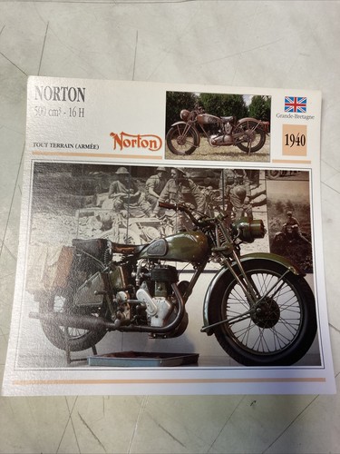 Norton 500 cm3 16h - 16h, 1940