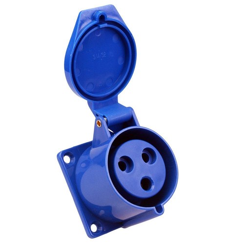 Blue pin 16a 32a 230v - 3,