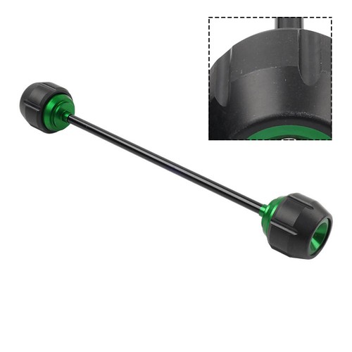 Green front wheel axle fork - axle,