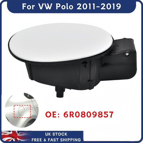 White fuel filler tank flap - tank,