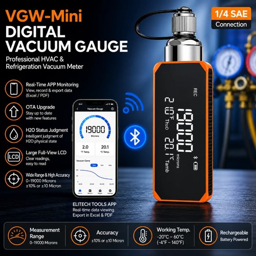 Digital vacuum gauge absolute - gauge,,