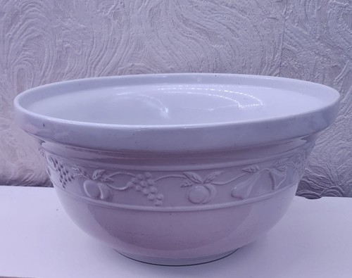 Large white ceramic serving - white,