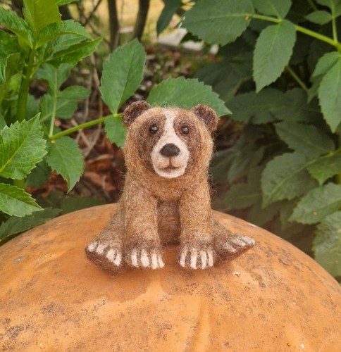 Needle felt felted - felting,
