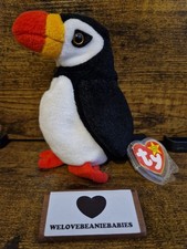 Ty Beanie Baby Puffer The Puffin Stuffed Animal Plush Soft Toy with Tags