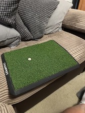 CHAMPKEY Premium Synthetic Turf Golf Hitting Mat | Heavy Duty Rubber Base - used