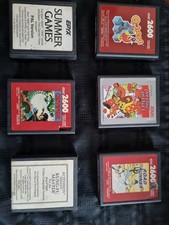Atari 2600 PAL Game Cartidges 6 Games, Tested Working