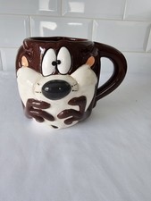 Vintage Warner Brothers Looney Tunes Tazmanian Devil Coffee Mug 1996