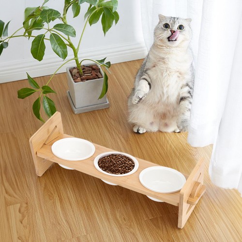 Adjustable large double - double/3, bowl