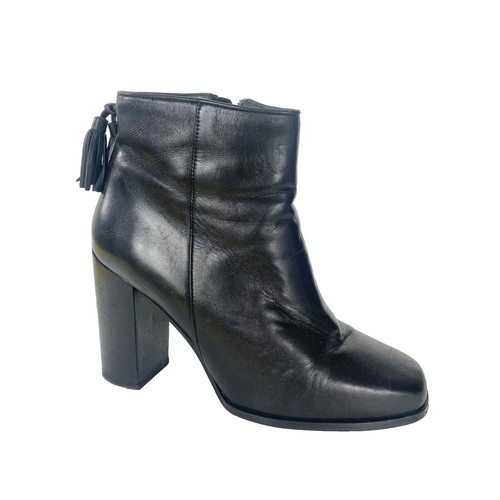 Ted muffy black block heel - black,