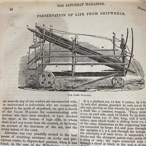 Antique print article 1834 - antique,
