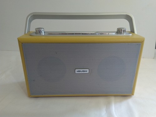Bush dab wooden radio yellow - bush,