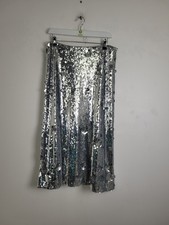 M&S Women's Skirt Silver