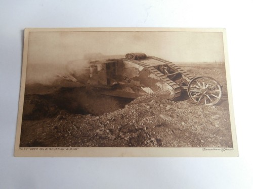 Ww1 postcard tank they keep - ww1, 'they