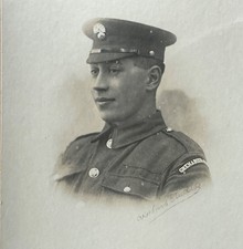 WW1 ERA PHOTO PORTRAIT OF GRENADIER GUARDS REGIMENT SERVICEMAN 1914-1918