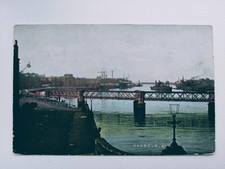 HARBOUR, AYR. POSTCARD. Posted