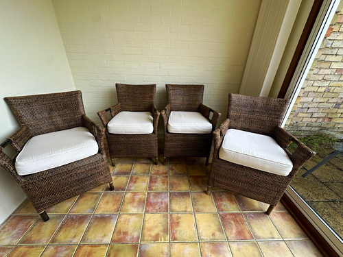 Set quality rattan - set, 4