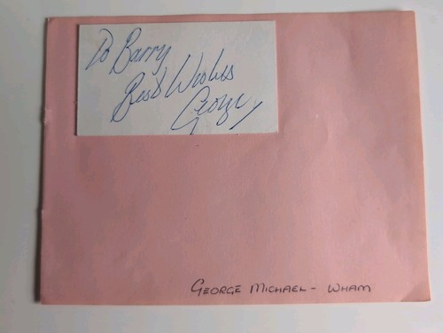 Hand signed george michael - hand,
