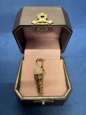 Juicy Couture Charm Ice Cream Cone 2008 Pink Enamel Gold Tone Crystal