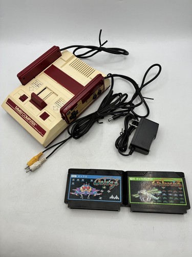Famicom console with 2 - famicom,