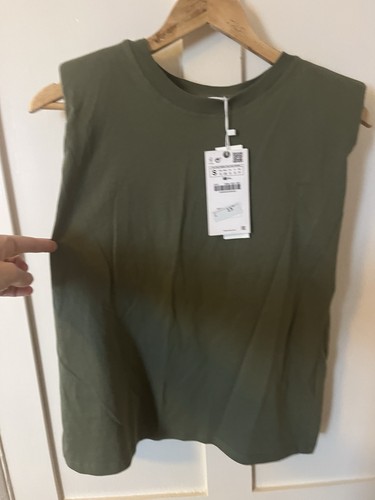 Zara shoulder pad shirt - zara,