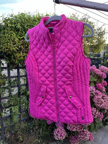 Joules ladies pink gilet size - joules,