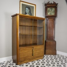 Bookcase in Walnut Mid Century