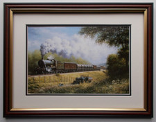 RAILWAY PRINT BY DON BRECKON FRAMED (A1)