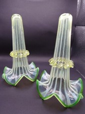 Pair of green Victorian