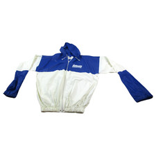 Giants Rainmate Rain Jacket Mens Large Blue White Stretch Long Sleeve Full Zip