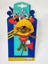 1993 GMD TOYS - BENDY - LOONEY TUNES FLOCKED - SPEEDY GONZALES - UNUSED