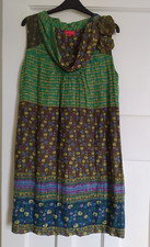 Derhy A-Line Dress in Green