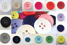 B1251-25mm 5pcs LARGE MATT PLASTIC ITALIAN BUTTONS SEWING COAT SHIRT JACKET