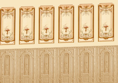 Dolls house wallpaper - house,