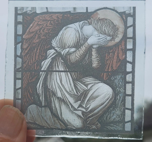 Stained glass archangel - stained,